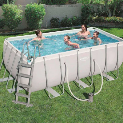 Piscina Power Steel 412X201X122CM + Bomba Filtrar Piscina Power Steel 412X201X122CM + Bomba Filtrar
