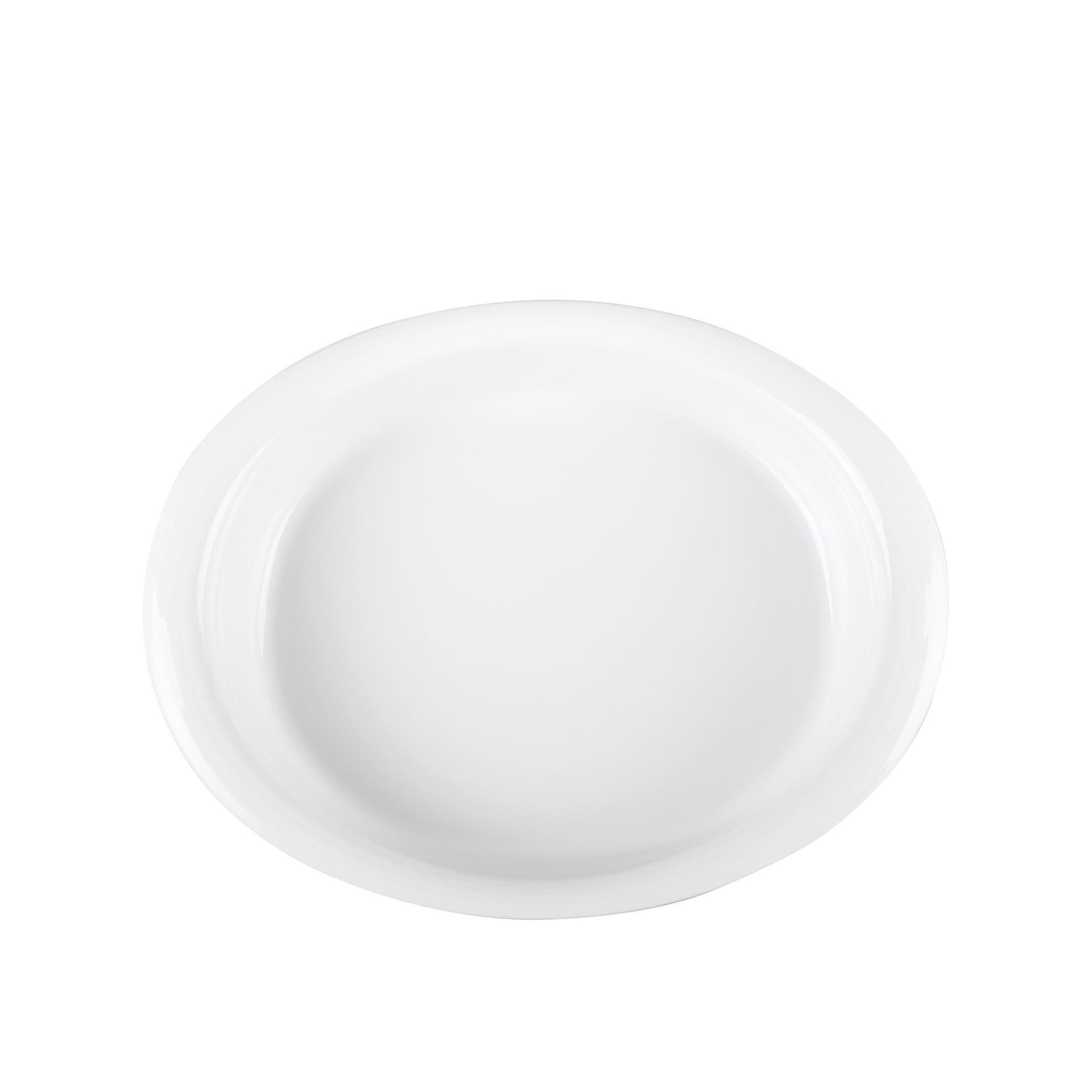 Tabuleiro Forno Duo Oval Branco 38X30CM