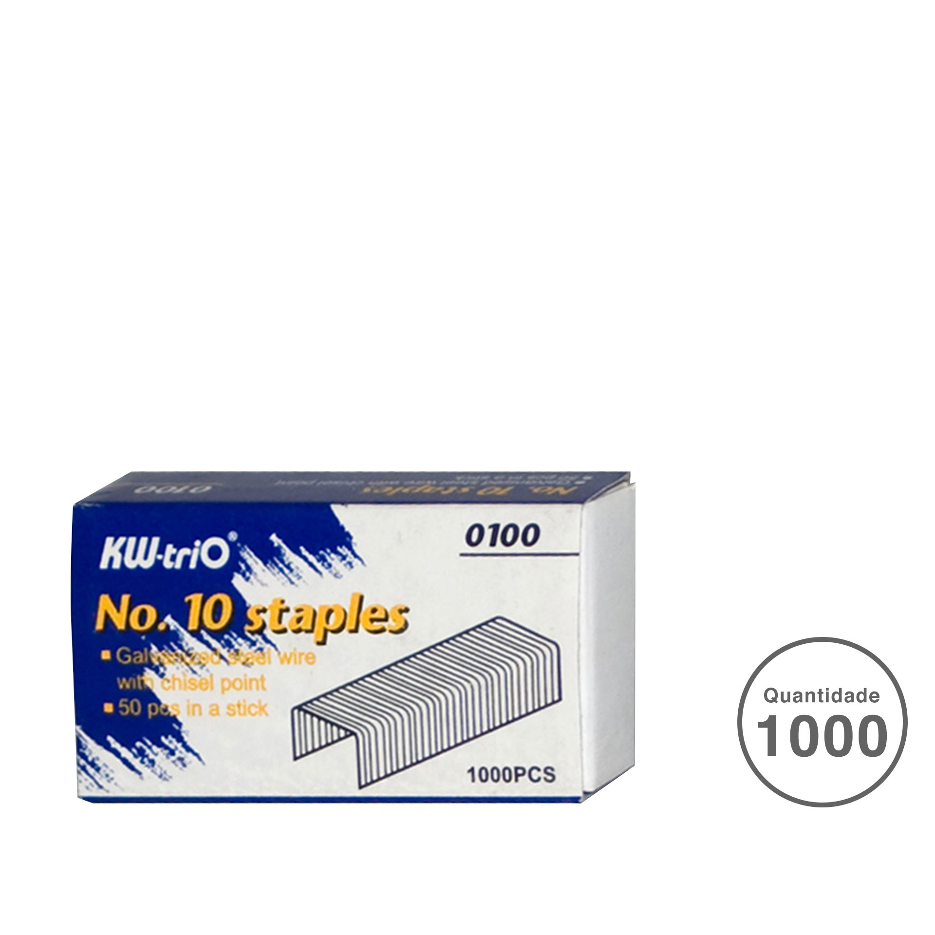 KW-triO AGRAFOS N.10 CAIXA 1000