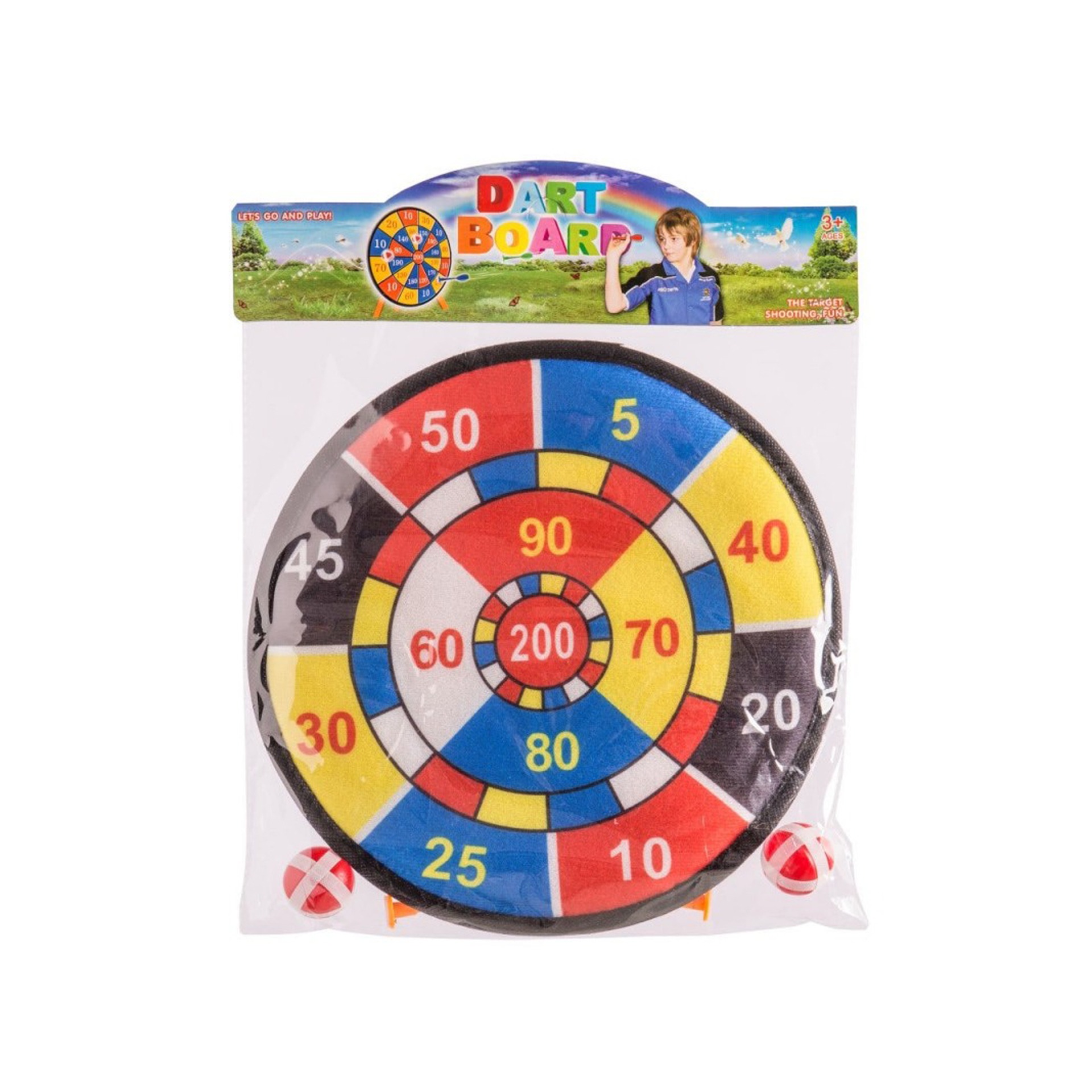 JOGO DARDO BOLAS VELCRO 30CM