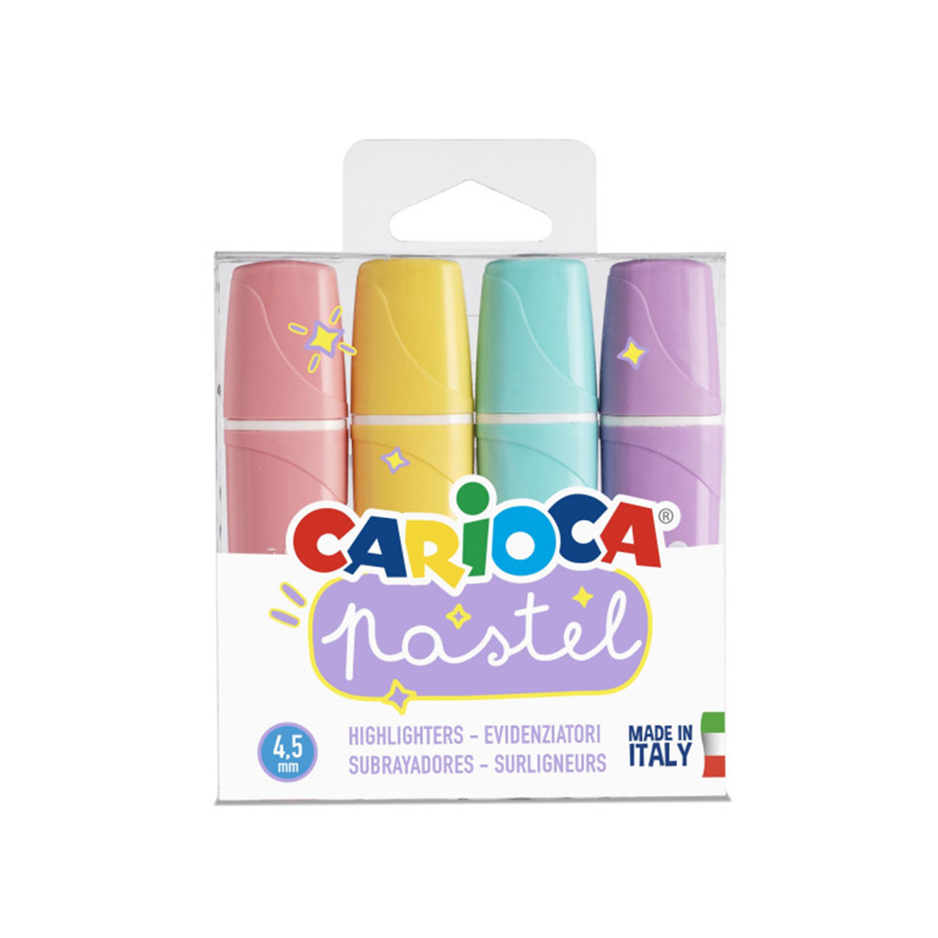 CARIOCA MARCADOR FLOU PASTEL PACK 4