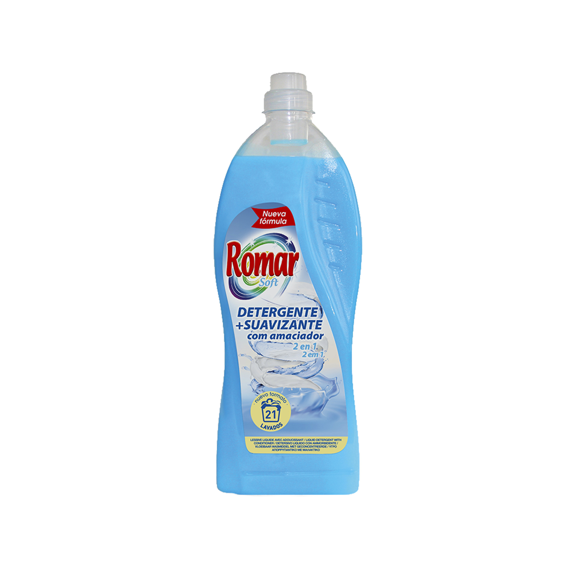 ROMAR DETERGENTE LÍQUIDO 2 EM 1 1.5L