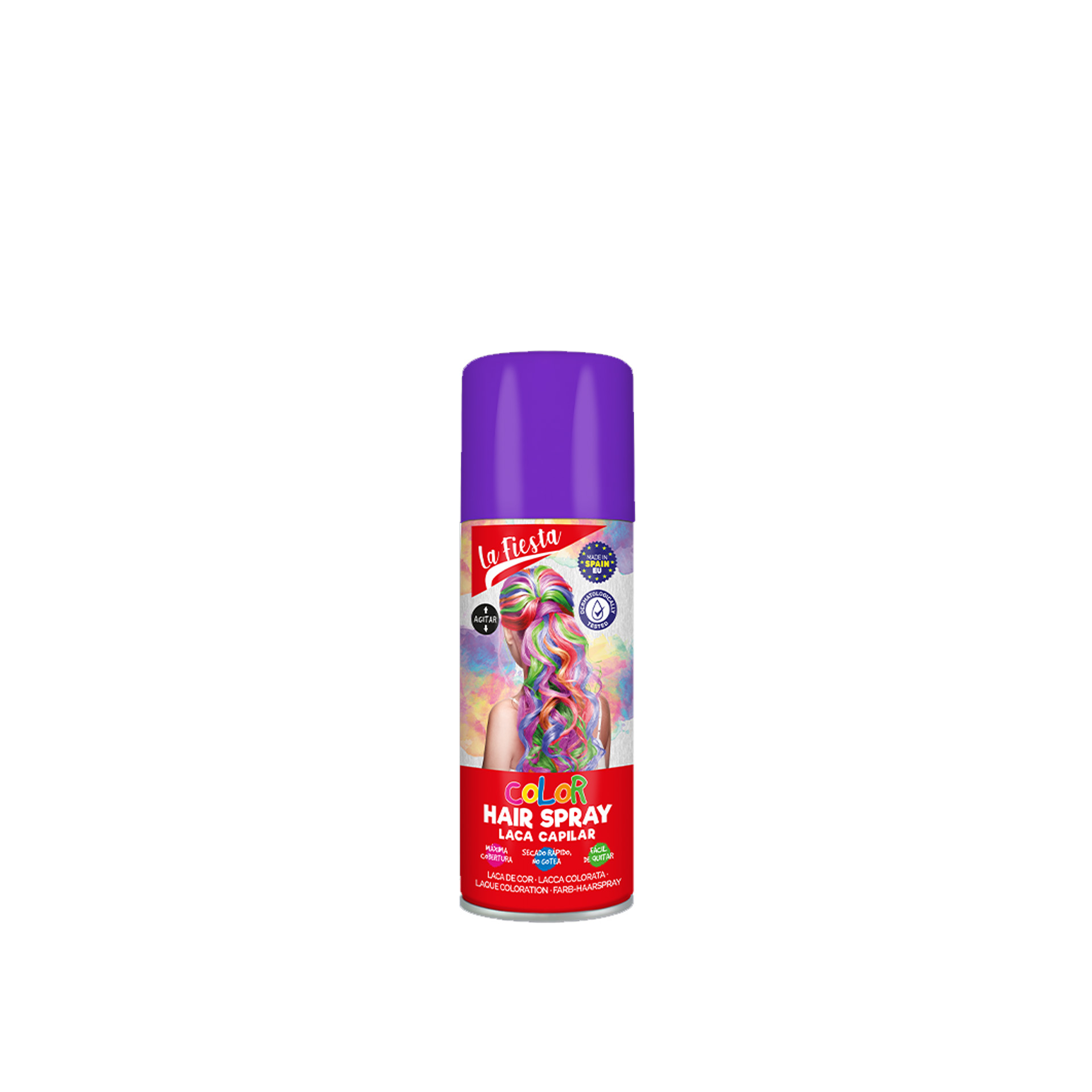 Laca Cabelo Cor Roxo 125ml