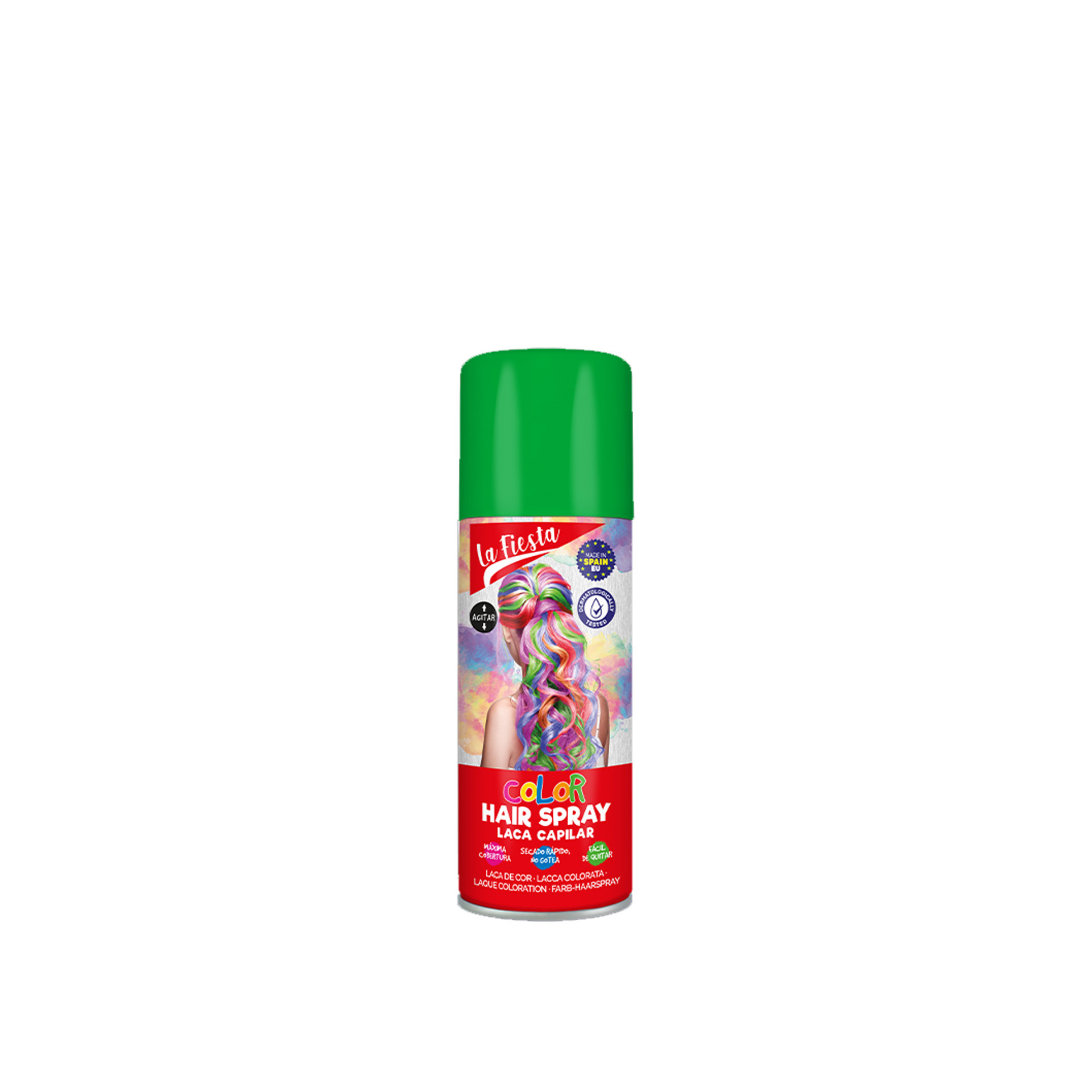 Laca Cabelo Cor Verde 125ml