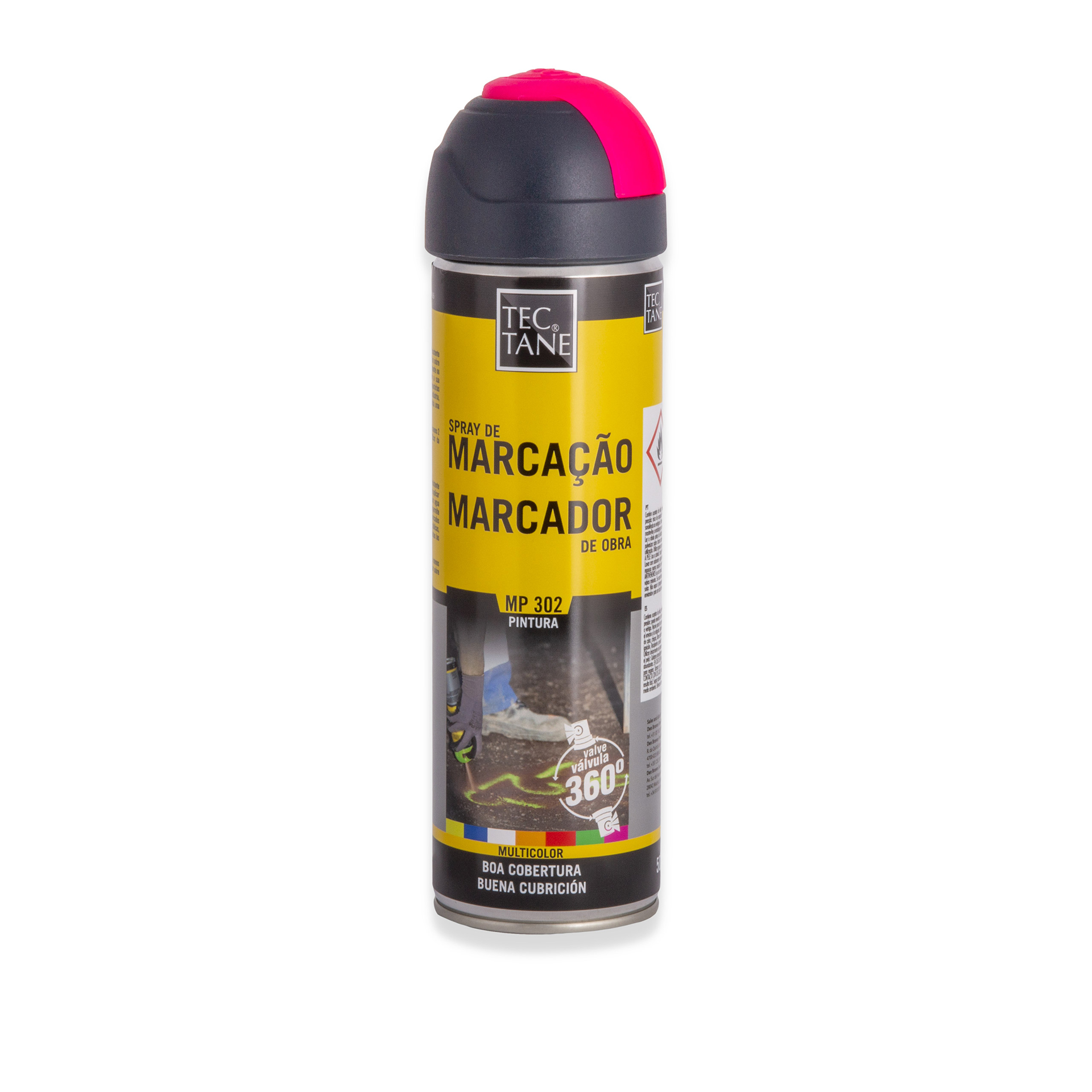 TECTANE SPRAY MARCAÇÃO ROSA 500ML