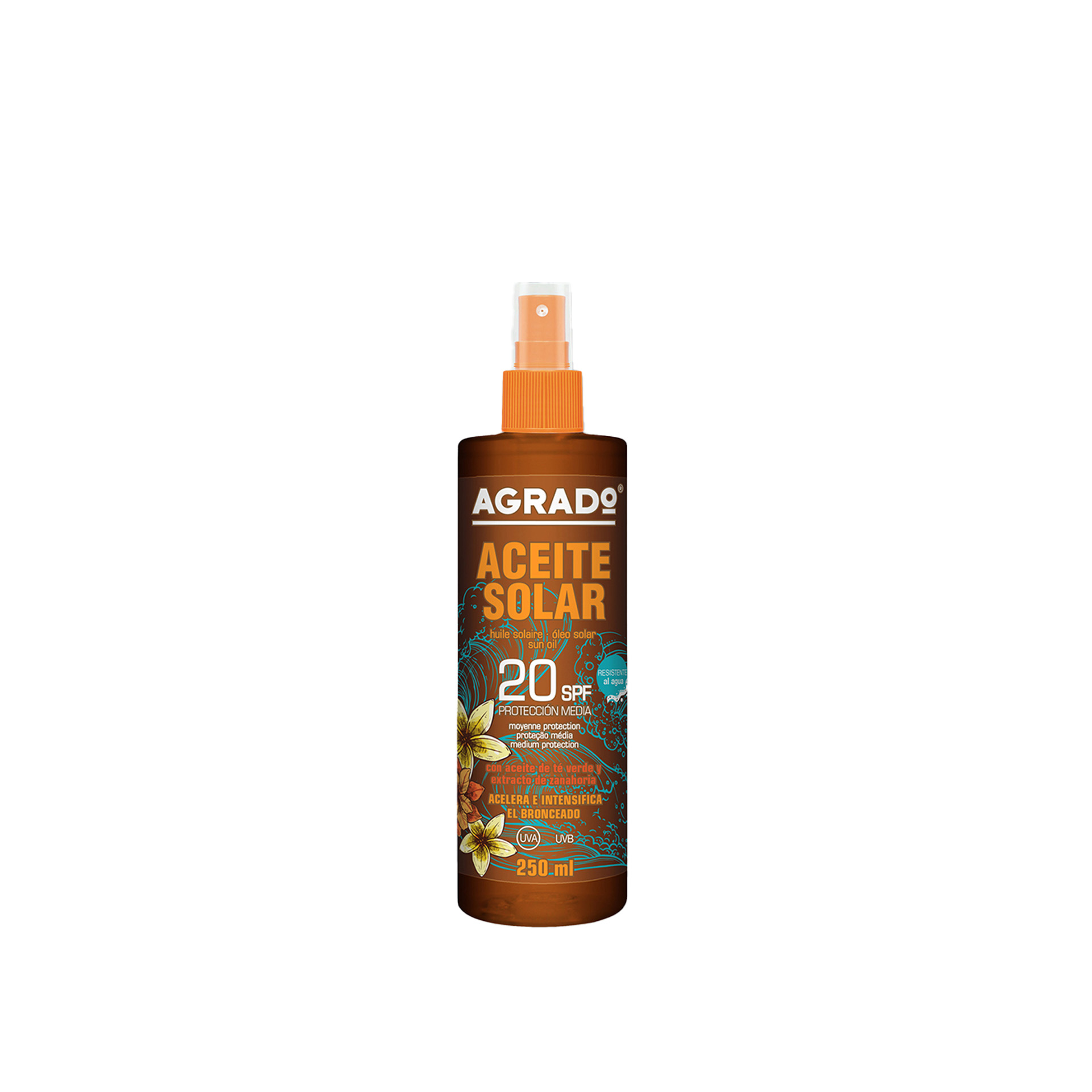 AGRADO BRONZEADOR SPF20 250ML