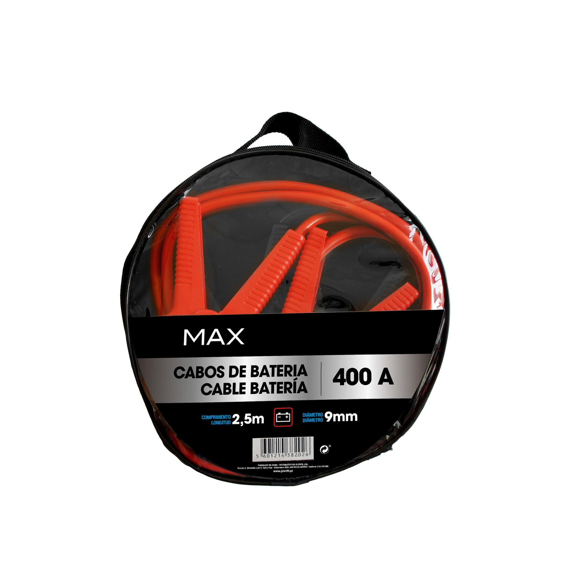 Cabos Bateria Max 400AMP 2.5M